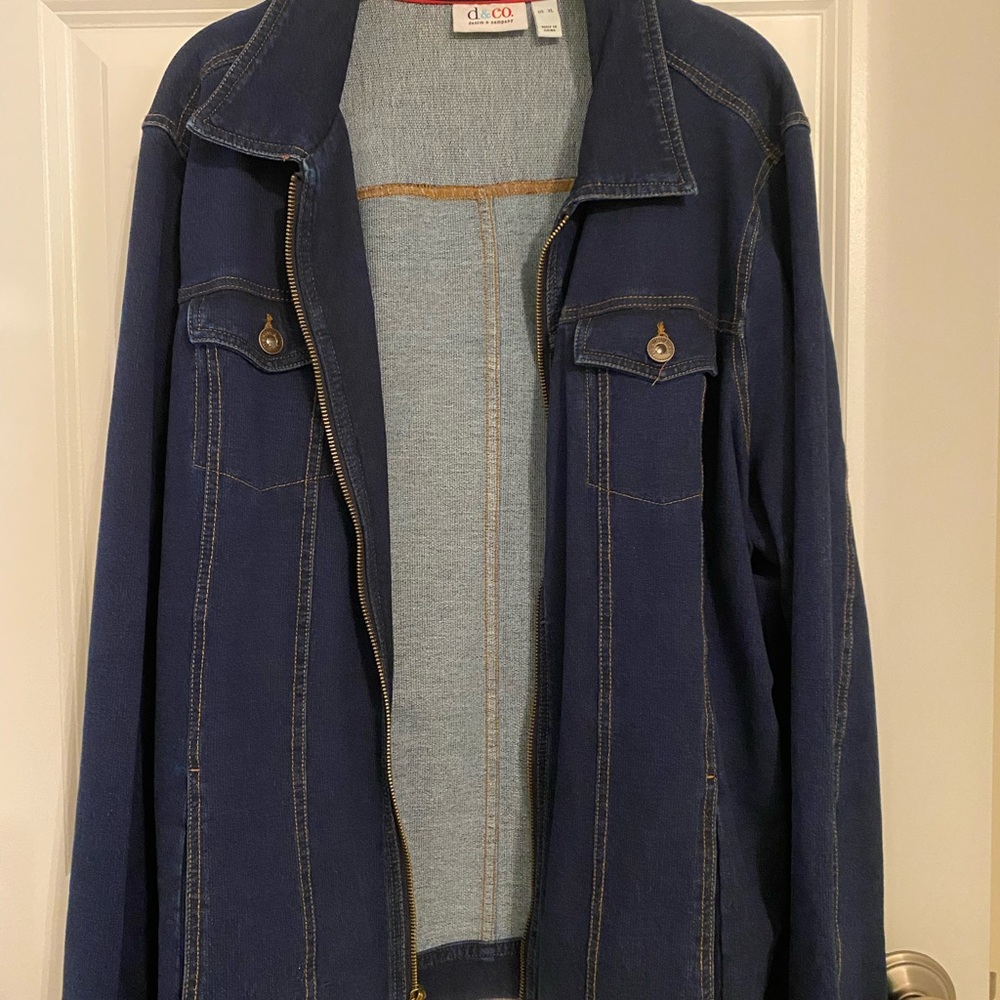 Ladies Blue Denim & Co. Jacket
